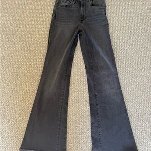 Joe's Jeans Dark Gray Flare Leg Denim